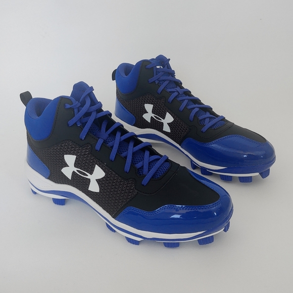 👟Under Armour Heater Mid TPU Baseball Shoes 14 - Picture 2 of 7